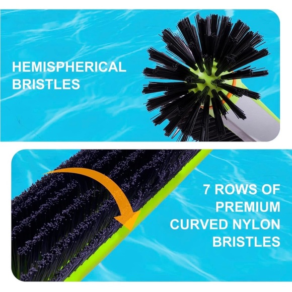 Pool Brush Head for In ground/Above Ground Swimming Pool heavy duty curved - Picture 8 of 13